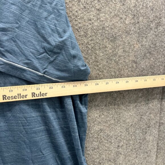 Puma Polo Shirt Mens XXL Blue Heather Ambassador Golf logo Golfer Stretch - Picture 2 of 10